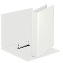 Carpeta canguro básica. DIN A4. 2 anillas D 25 mm. blanco