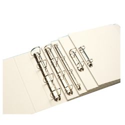 Cartella canguro di base. DIN A4. 4 anelli a D 40 mm. bianca