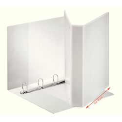 Kangoeroe map. Plus. DIN A4Max. 4 D-ringen 25 mm. wit