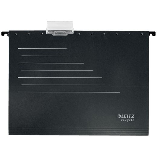 Leitz Recycle Alpha® pap hængemappe. lodret adgang. Ryg V. DIN A4.