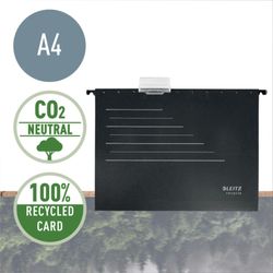 Leitz Recycle Alpha® cardboard hanging folder. vertical access. Spine V. DIN A4.