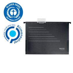 Cartella tascabile da appendere in cartone Leitz Recycle Alpha®. accesso verticale. Dorso V. DIN A4.