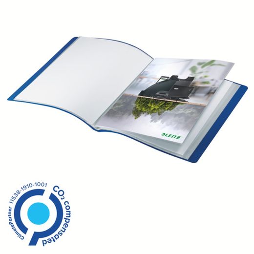 Dossier de 20 couvertures Leitz Recycle. PP. DIN A4, bleu