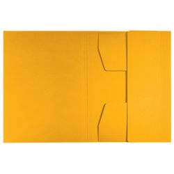 Chemise à 3 rabats en carton Leitz Recycle. 100% recyclable. DIN A4, jaune
