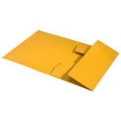 Chemise à 3 rabats en carton Leitz Recycle. 100% recyclable. DIN A4, jaune