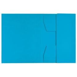 Chemise à 3 rabats en carton Leitz Recycle. 100% recyclable. DIN A4, bleu