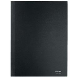 Carpeta de 3 solapas de cartón Leitz Recycle. 100% reciclable. DIN A4, negro