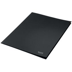 Leitz Genbrugspap 3-klapsmappe. 100% genanvendelig. DIN A4, sort