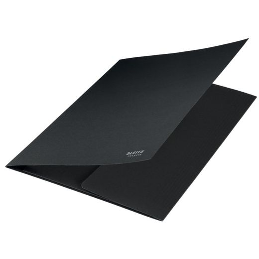 Leitz Genbrugspap 3-klapsmappe. 100% genanvendelig. DIN A4, sort
