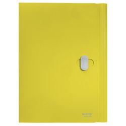 Dossier Leitz Recycle à 3 rabats. PP. Avec 3 rabats. DIN A4, jaune