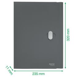 Dossier Leitz Recycle à 3 rabats. PP. Avec 3 rabats. DIN A4, bleu