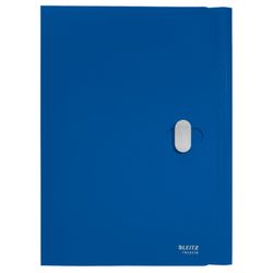 Dossier Leitz Recycle à 3 rabats. PP. Avec 3 rabats. DIN A4, bleu