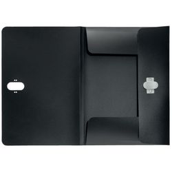 Cartella Leitz Recycle 3 a ribalta. PP Con 3 lembi. DIN A4, nero