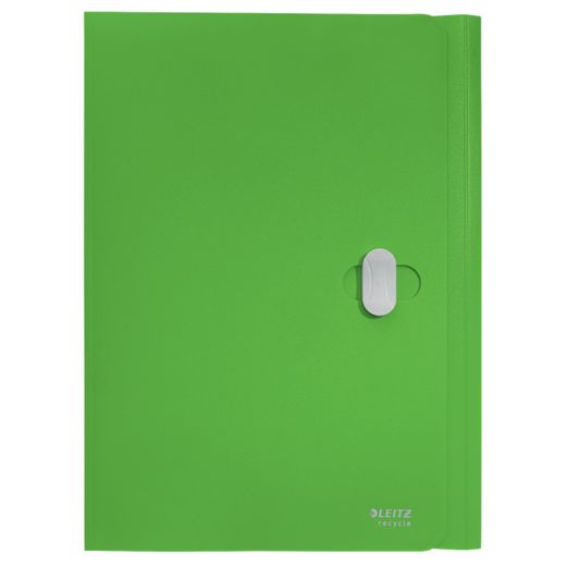 Dossier Leitz Recycle à 3 rabats. PP. Avec 3 rabats. DIN A4, vert