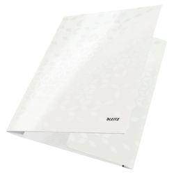WOW 3 Klappenmappe. DIN A4. Pappe, weiß