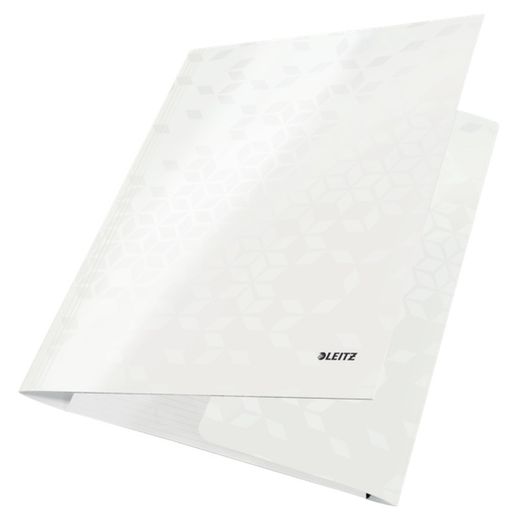 WOW 3 Klappenmappe. DIN A4. Pappe, weiß