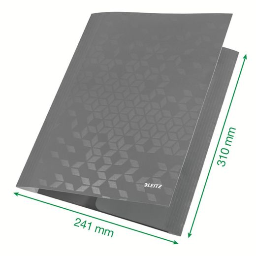 WOW 3-Klappen-Ordner. DIN A4. Karton, rot