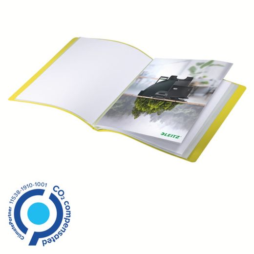 Φάκελος με 40 καλύμματα Leitz Recycle. PP DIN A4, κίτρινο