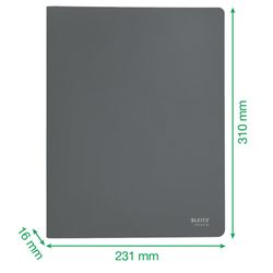 Dossier de 40 couvertures Leitz Recycle. PP DIN A4, bleu