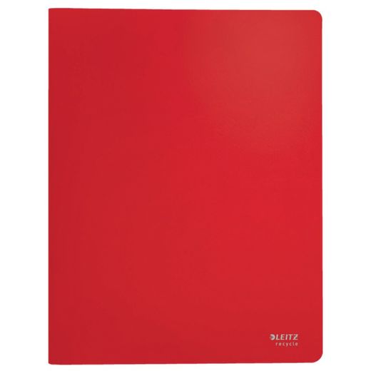 Dossier de 40 couvertures Leitz Recycle. PP DIN A4, rouge