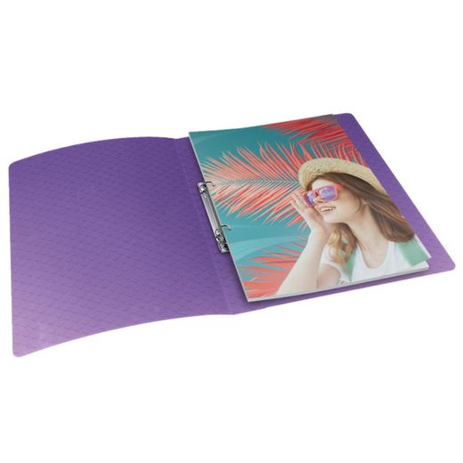 Esselte Colour'Breeze PP ring binder. 2 round rings of 25 mm. DIN A4, assorted