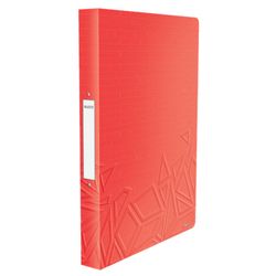 Carpeta de anillas Urban Chic PP. 20 mm. Mecanismo de 2 anillas redondas. DIN A4, rojo