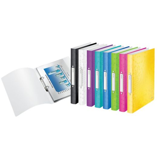 WOW ring binder. P.P. 2 round rings of 25 mm. DIN A4, blue