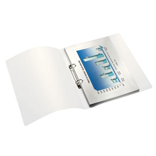 WOW ring binder. P.P. 2 round rings of 25 mm. DIN A4, blue