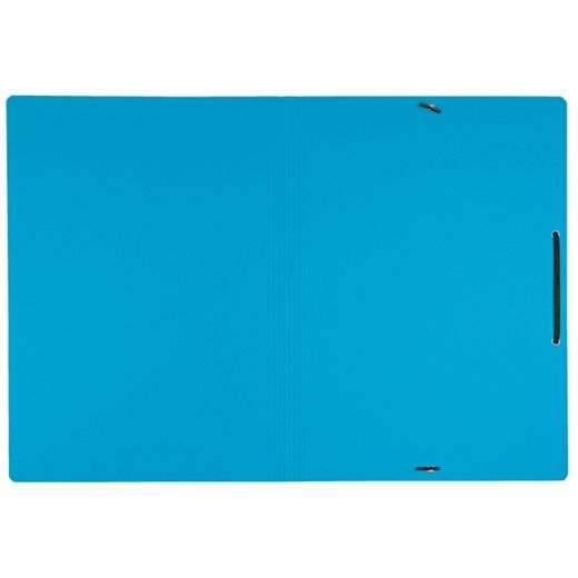 Dossier en carton avec gommes Leitz Recycle. 100% recyclable. DIN A4, bleu