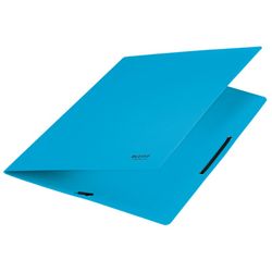 Dossier en carton avec gommes Leitz Recycle. 100% recyclable. DIN A4, bleu