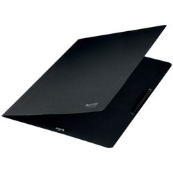 Pappmappe mit Leitz Recycle Gummibändern. 100 % recycelbar. DIN A4, schwarz