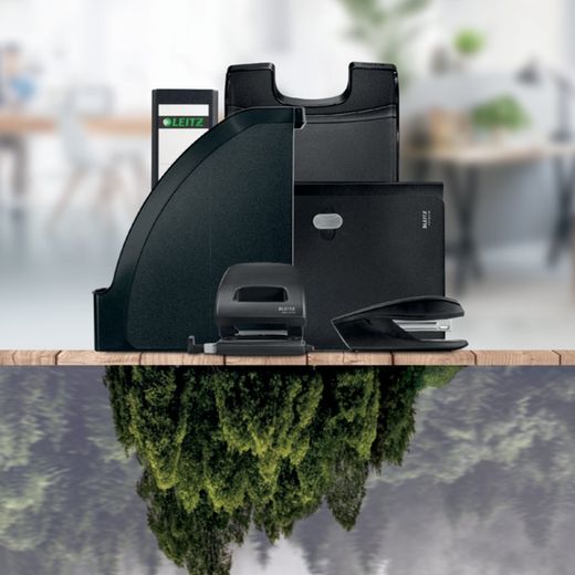 Φάκελος από χαρτόνι με γόμες Leitz Recycle. 100% ανακυκλώσιμο. DIN A4, κόκκινο