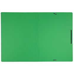 Dossier en carton avec gommes Leitz Recycle. 100% recyclable. DIN A4, vert