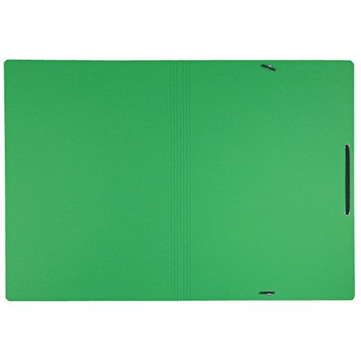Dossier en carton avec gommes Leitz Recycle. 100% recyclable. DIN A4, vert