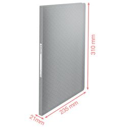 Esselte Colour'Breeze PP ärmmapp. Flexibla kepsar. 60 omslag DIN A4, korall