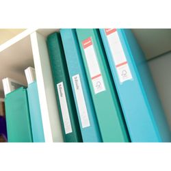 Esselte Colour'Breeze Hüllenmappe aus PP. Flexible Kappen. 80 Titel DIN A4, blau