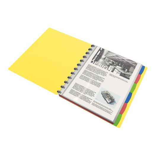 Chemise à pochette amovible Esselte Vivida. P. P. Couvertures rigides. 25 couverts. DIN A4, assorti