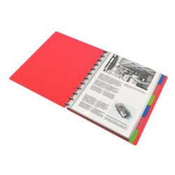 Chemise à pochette amovible Esselte Vivida. P. P. Couvertures rigides. 25 couverts. DIN A4, assorti