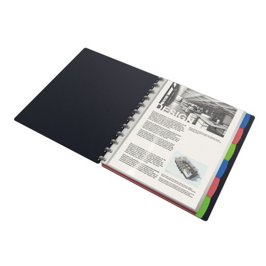 Chemise à pochette amovible Esselte Vivida. P. P. Couvertures rigides. 25 couverts. DIN A4, assorti