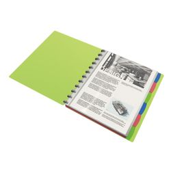 Chemise à pochette amovible Esselte Vivida. P. P. Couvertures rigides. 25 couverts. DIN A4, assorti