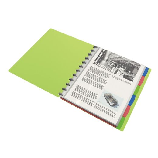 Chemise à pochette amovible Esselte Vivida. P. P. Couvertures rigides. 25 couverts. DIN A4, assorti