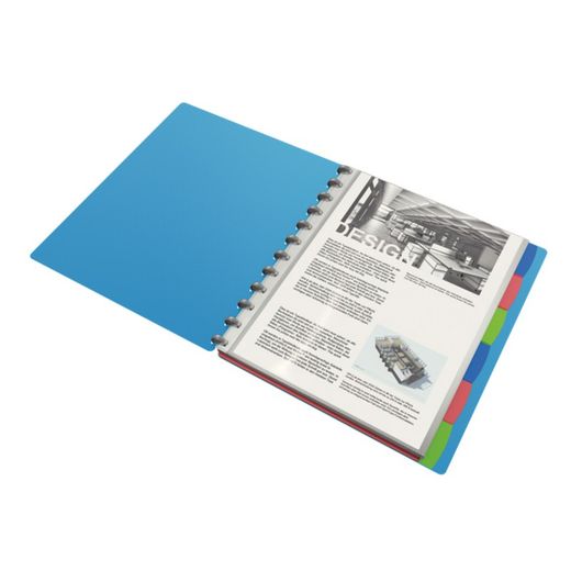 Chemise à pochette amovible Esselte Vivida. P. P. Couvertures rigides. 25 couverts. DIN A4, assorti