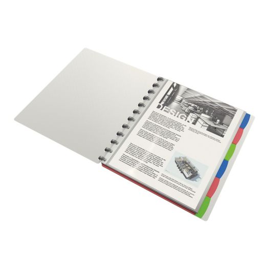 Chemise à pochette amovible Esselte Vivida. P. P. Couvertures rigides. 25 couverts. DIN A4, assorti