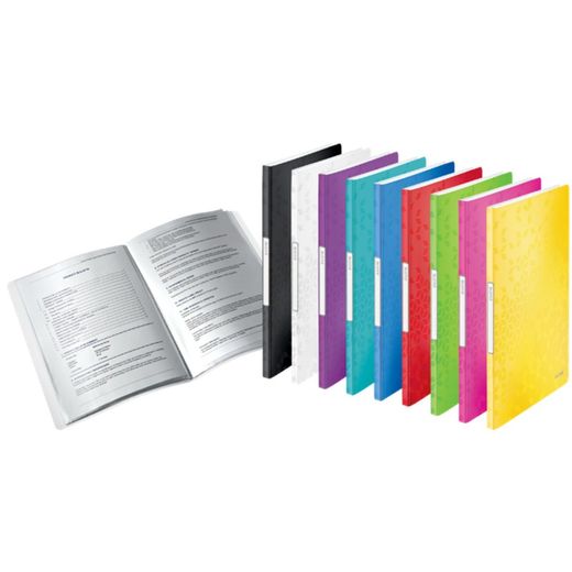 WOW ærmemappe. PP. 20 covers. DIN A4, rød