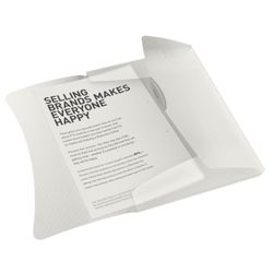 Esselte Vivida elastikmappe. P.P. Med 3 klapper. DIN A4, levende hvid