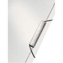 Style PP rubber folder. 3 flaps DIN A4, arctic white
