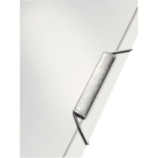 Style PP rubber folder. 3 flaps DIN A4, arctic white