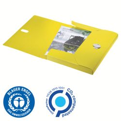 Cartella del progetto Leitz Recycle. PP. Dorso 38 mm. DIN A4, giallo