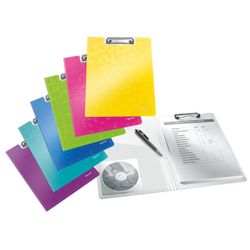Miniclip folder WOW DIN A4. Polyfoam, white