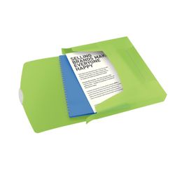 Esselte Vivida projectmap. pp Rug 40mm. DIN A4, levendig groen